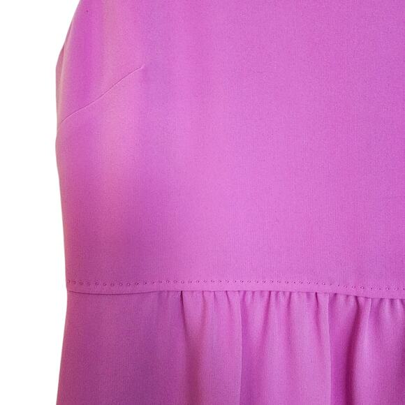 Women's J. Crew Purple Fit & Flare Camille Dress - Picture 3 of 5